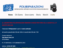 Tablet Screenshot of poliriparazioni.com